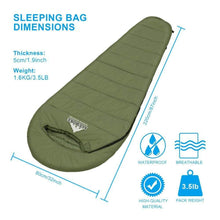Load image into Gallery viewer, Heated Sleeping Bag