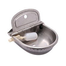 Load image into Gallery viewer, Stainless Steel Cattle Drinking Bowl