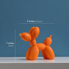 Load image into Gallery viewer, Balloon Dog Sculpture in Pastel - Bright Orange