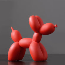 Load image into Gallery viewer, Balloon Dog Sculpture in Pastel - Dark Red