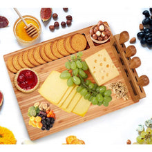 Load image into Gallery viewer, Bamboo Cheese Board Set - Kitchen