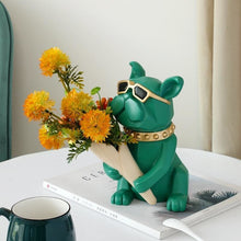 Load image into Gallery viewer, Bulldog Designer Flower Vase