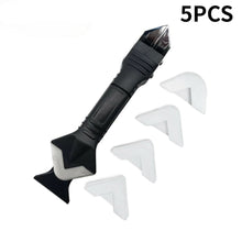 Load image into Gallery viewer, Caulking Tool Glass Glue Angle Scraper - Black Metal