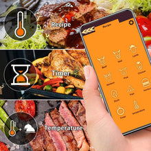 Load image into Gallery viewer, Waterproof Bluetooth Digital Meat Thermometer