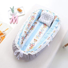 Load image into Gallery viewer, Portable Baby Lounger - Blue Bear