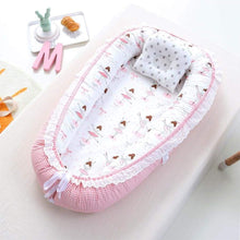 Load image into Gallery viewer, Portable Baby Lounger - Pink Ballerinas