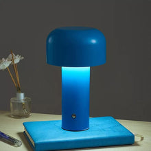 Load image into Gallery viewer, Kinoko Designer Mushroom Lamp - Blue