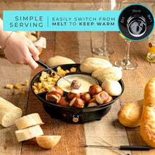 Load image into Gallery viewer, Dip&Munch™ - The Ultimate Fondue Melting Bowl & Serving Tray