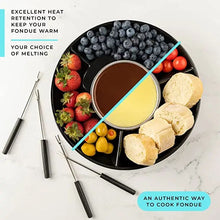 Load image into Gallery viewer, Dip&Munch™ - The Ultimate Fondue Melting Bowl & Serving Tray