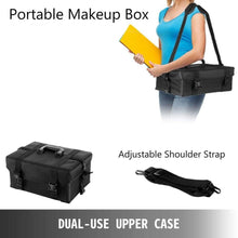 Load image into Gallery viewer, Professional Make Up Case on Wheels with Mirror