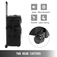 Load image into Gallery viewer, Professional Make Up Case on Wheels with Mirror