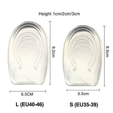 Load image into Gallery viewer, Silicone Height Increasing Insole