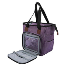 Load image into Gallery viewer, Portable Knitting Bag - Purple