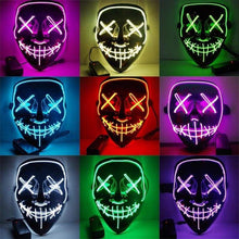 Load image into Gallery viewer, Purge LED Halloween Mask