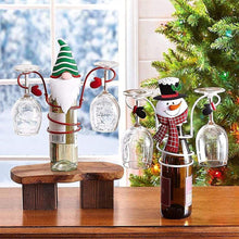 Load image into Gallery viewer, Christmas Wine Bottle Glass Holder