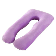 Load image into Gallery viewer, U Shape Pregnant Support Pillow - Purple