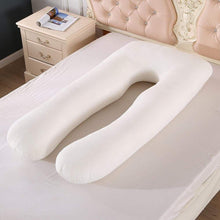 Load image into Gallery viewer, U Shape Pregnant Support Pillow - White