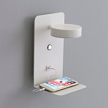 Load image into Gallery viewer, myAtmos™ USB Bedside Lamp - VT White