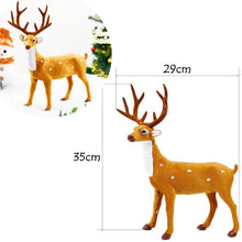 Load image into Gallery viewer, Plush Reindeer Christmas Decor - 13.7 inches (35cm)