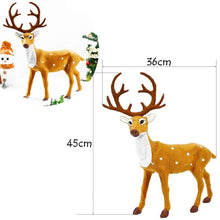 Load image into Gallery viewer, Christmas Plush Reindeer Decor - 17.7 inches (45cm)