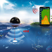 Load image into Gallery viewer, New 2022 Portable GPS Sonar Wireless Fish Finder Detector