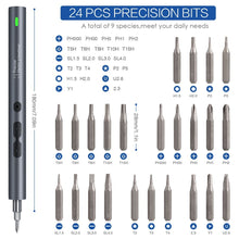 Load image into Gallery viewer, PowerScrew™ - 24 in 1 Electric Screwdriver & Steel Bit Screw