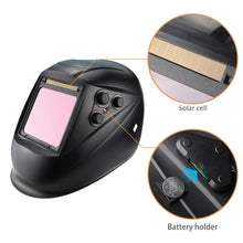 Load image into Gallery viewer, Solar Powered Auto-Darkening Welding Helmet