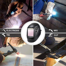 Load image into Gallery viewer, Solar Powered Auto-Darkening Welding Helmet