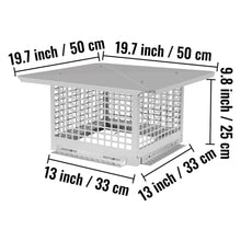 Load image into Gallery viewer, Stainless Steel Adjustable Chimney Flue Cap