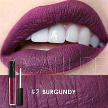Load image into Gallery viewer, Waterproof Matte Liquid Lipstick Burgundy Lip Gloss