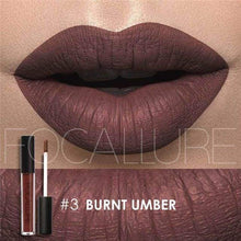 Load image into Gallery viewer, Waterproof Matte Liquid Lipstick Burnt Umber Lip Gloss