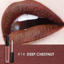 Load image into Gallery viewer, Waterproof Matte Liquid Lipstick Deep Chestnut Lip Gloss
