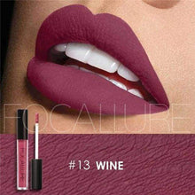 Load image into Gallery viewer, Waterproof Matte Liquid Lipstick Wine Lip Gloss