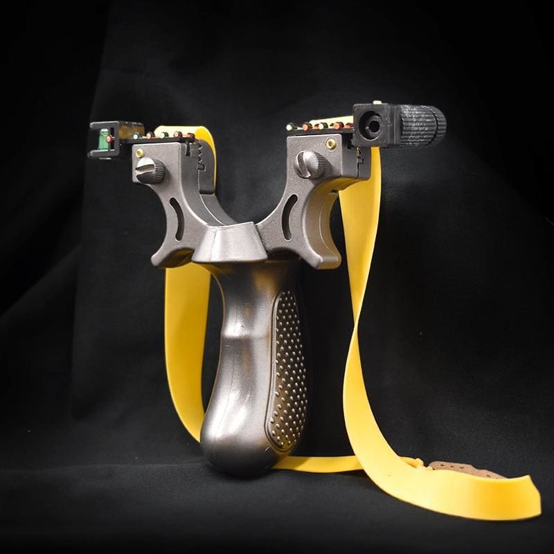 OneShot™ - Light-Up Slingshot Toy for Outdoor Fun - Yellow