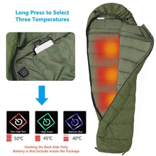 Load image into Gallery viewer, Heated Sleeping Bag
