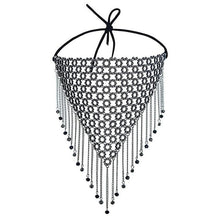 Load image into Gallery viewer, Shiny Rhinestone Mask - Black Net Crystal Mask - 200370153

