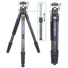 Load image into Gallery viewer, Carbon Fiber Travel Tripod for Camera
