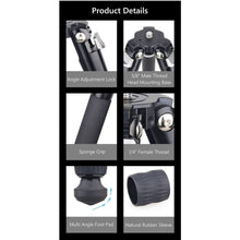 Load image into Gallery viewer, Carbon Fiber Travel Tripod for Camera
