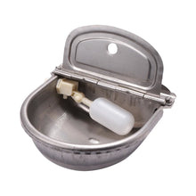 Load image into Gallery viewer, Stainless Steel Cattle Drinking Bowl
