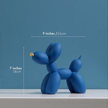 Load image into Gallery viewer, Balloon Dog Sculpture in Pastel - Cobalt Blue
