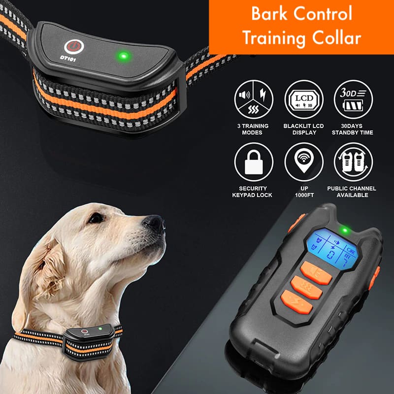 Bark Control Collar - Orange 1 Collar