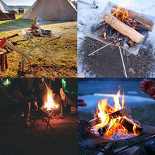 Load image into Gallery viewer, BlazeRack™ - The Collapsible Steel Mesh Outdoor Fire Pit
