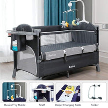 Load image into Gallery viewer, Brotish® OmniCrib - The 3-in-1 Foldable Crib and Bedside 
