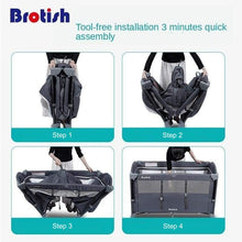 Load image into Gallery viewer, Brotish® OmniCrib - The 3-in-1 Foldable Crib and Bedside 
