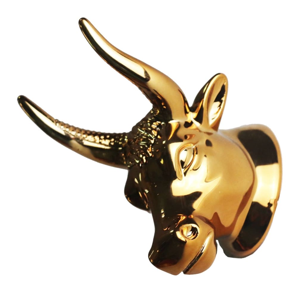 Wall Mounted Bull Head Guitar Hook Stand