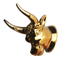 Load image into Gallery viewer, Wall Mounted Bull Head Guitar Hook Stand
