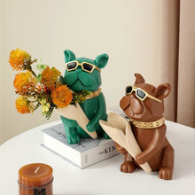 Load image into Gallery viewer, Bulldog Designer Flower Vase
