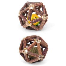 Load image into Gallery viewer, Catnip Wooden Ball Cat Toy
