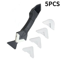 Load image into Gallery viewer, Caulking Tool Glass Glue Angle Scraper - Black Plastic
