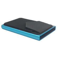 Load image into Gallery viewer, RFID Protective Aluminum Wallet - Blue
